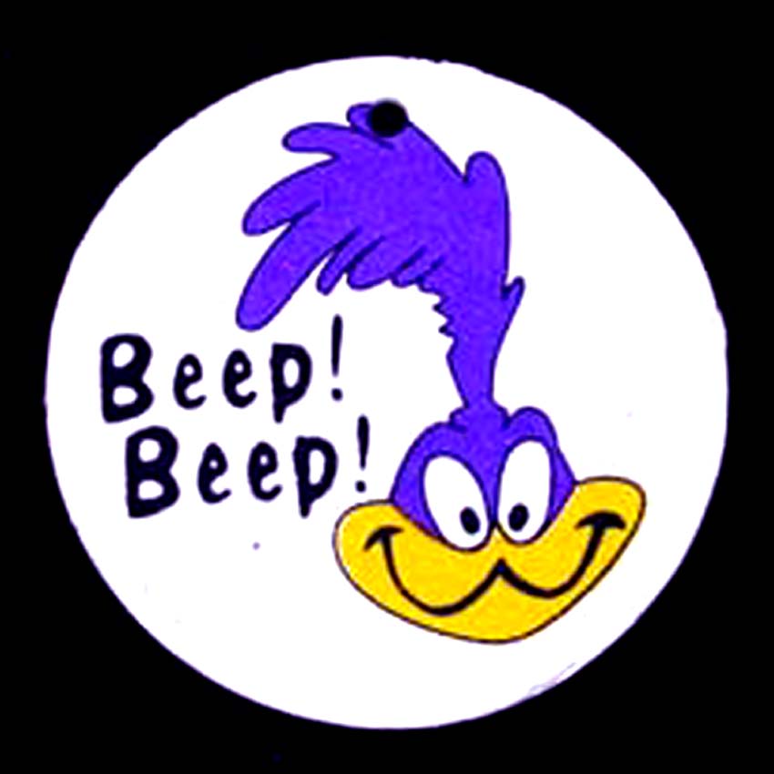 Road Runner Air Freshener - Click Image to Close